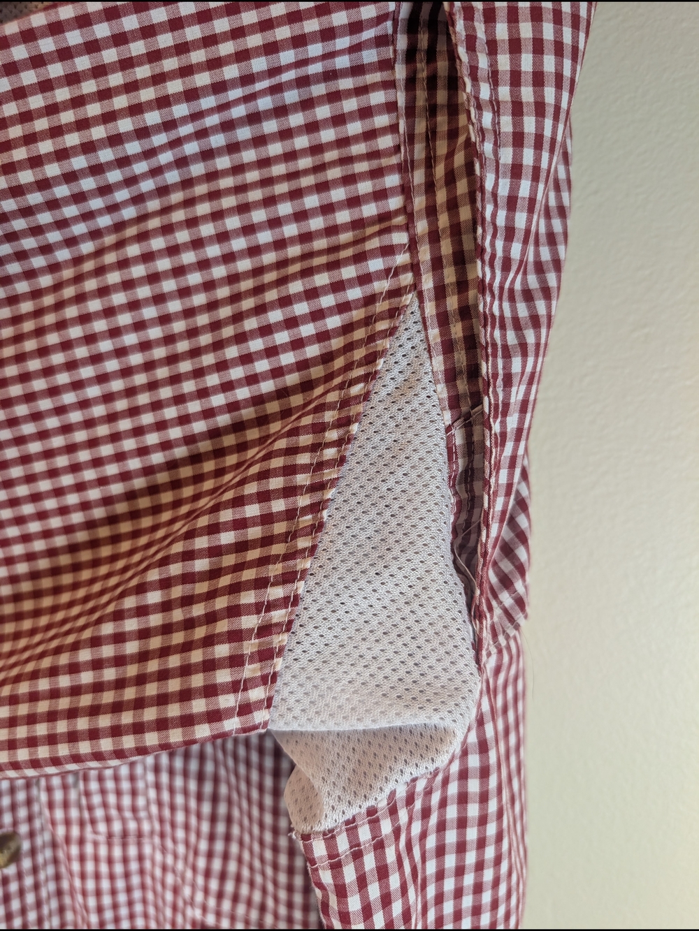 Drake Waterfowl Shirt Men’s Large Red Gingham Check Long Sleeve Button Fishing - Picture 7 of 10